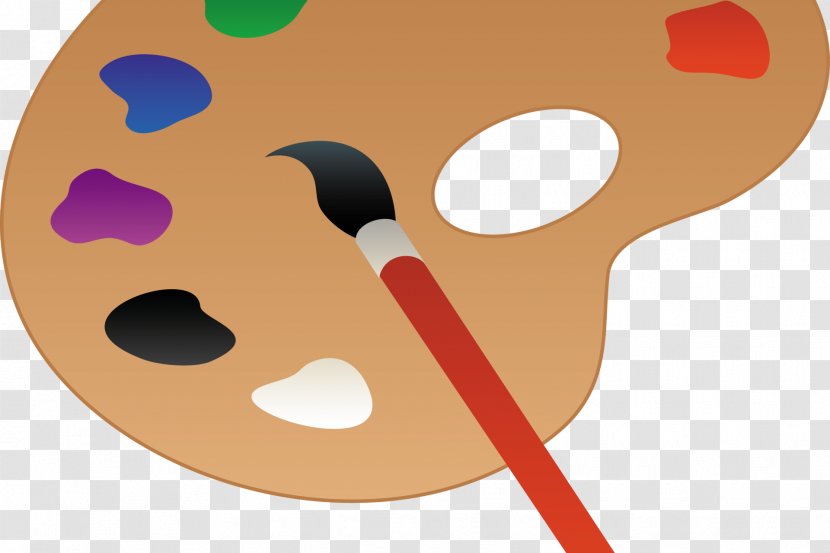 Palette Paintbrush Painting - Pencil Transparent PNG