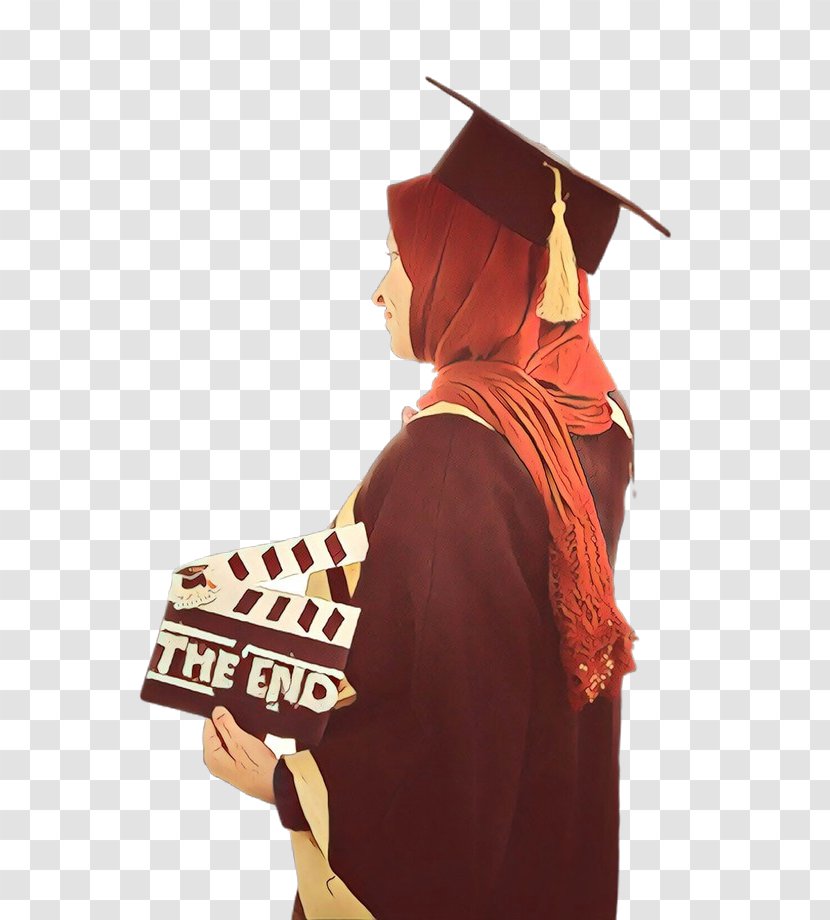 Robe Maroon - Academic Dress Transparent PNG