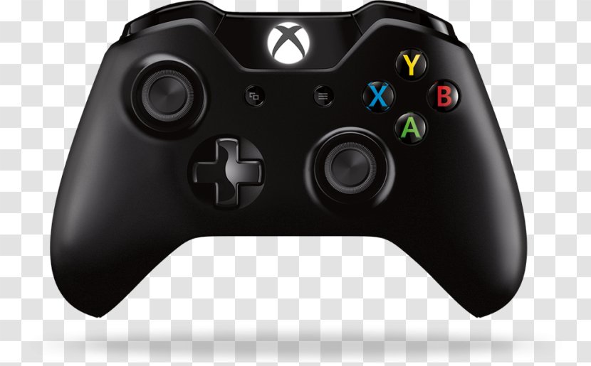 Xbox One Controller 360 Black Game Controllers - Video Console Transparent PNG
