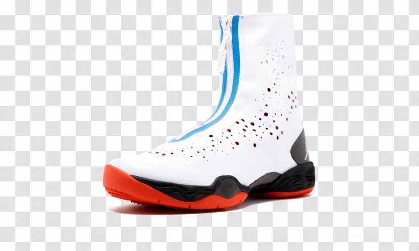 Air Jordan Shoe White Sportswear Retro Style - Orange - Russel Westbrook Transparent PNG