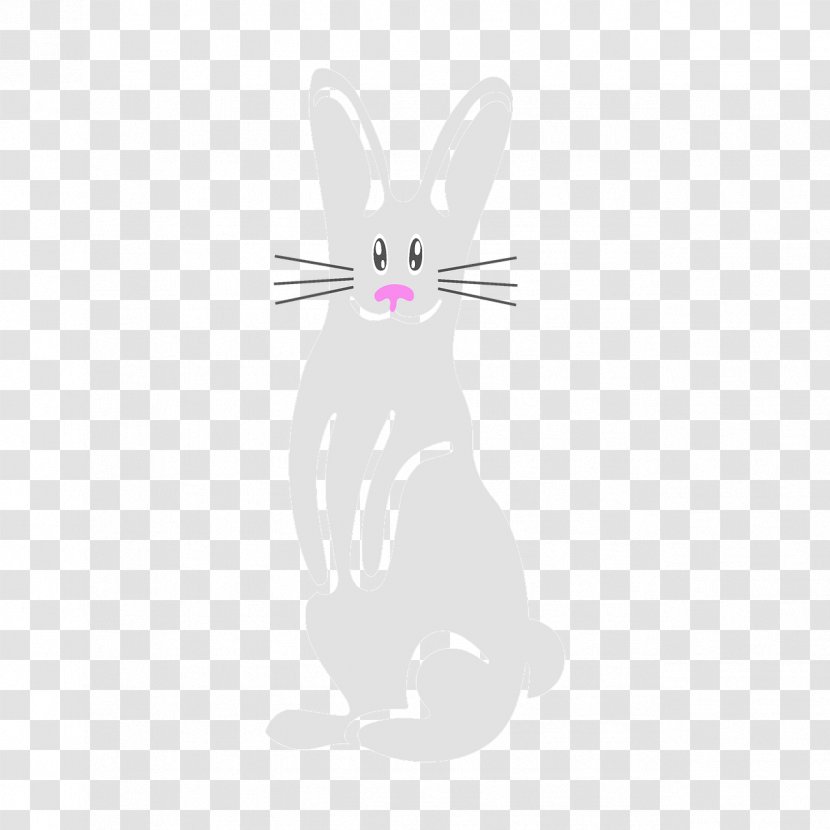 Domestic Rabbit Easter Bunny Hare Cat Whiskers Transparent PNG