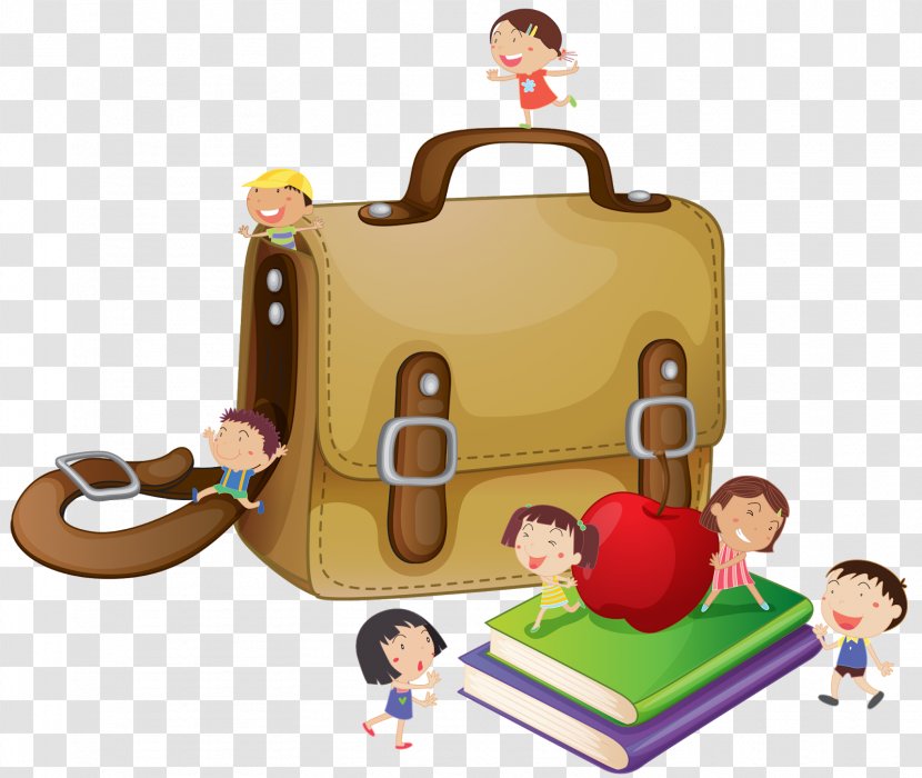 Royalty-free Stock Photography Drawing - Carry Schoolbags Transparent PNG