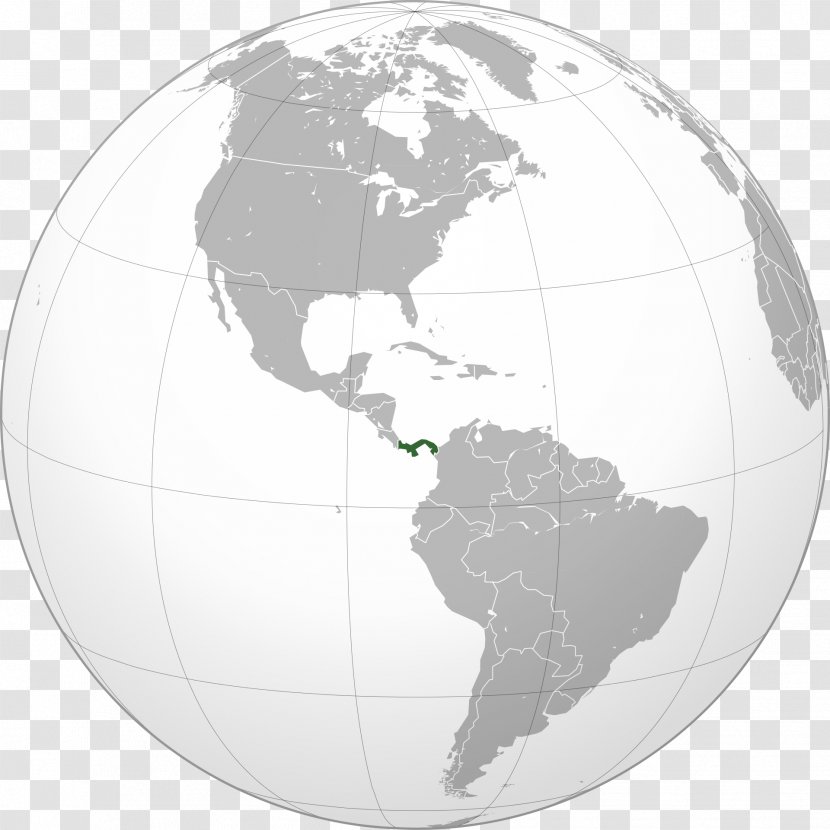 Central America United States South Caribbean Orthographic Projection - Jamaica Transparent PNG
