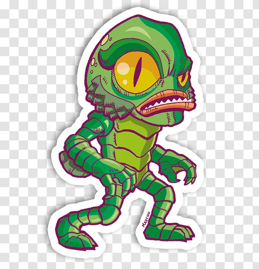 Character Sticker Toad Clip Art - Creature From The Black Lagoon Transparent PNG
