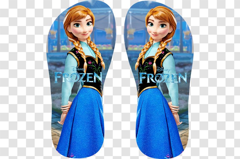 Anna Elsa Flip-flops Frozen Sandal - Silhouette - Slim Transparent PNG