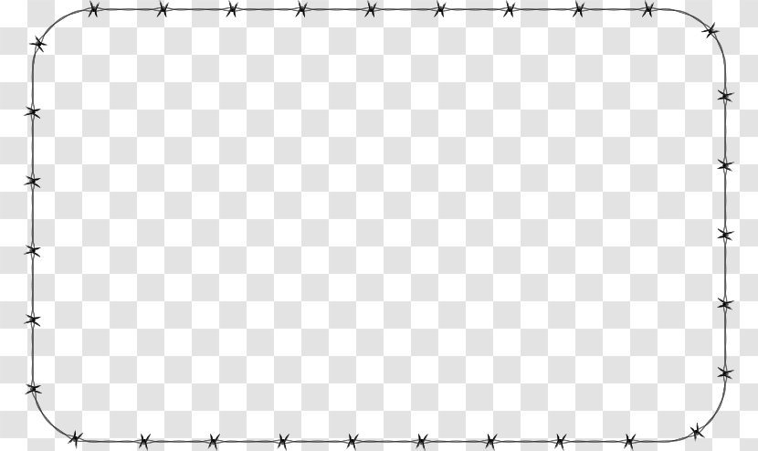White Area Pattern - Monochrome - Rectangle Frame Cliparts Transparent PNG
