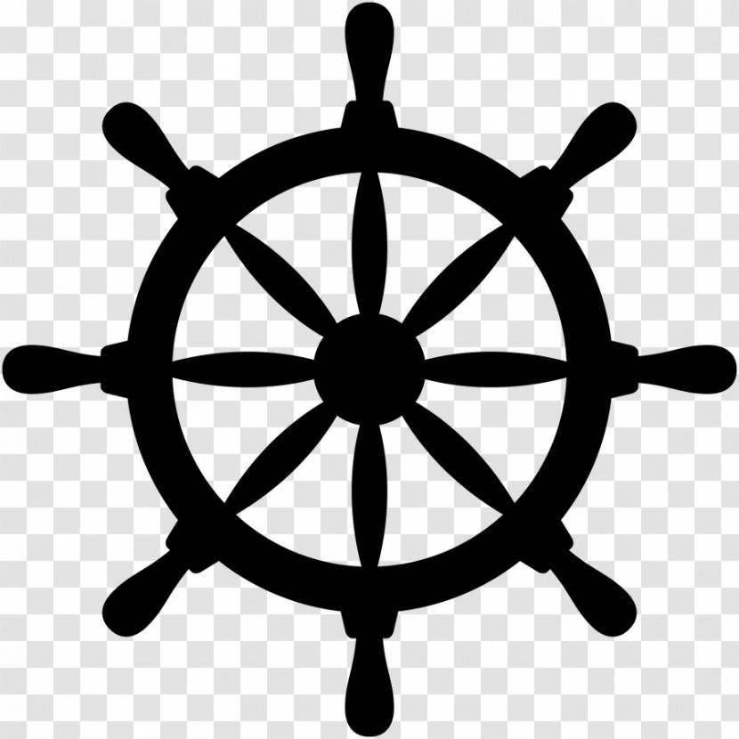Ship Steering Wheel Background - Symbol Symmetry Transparent PNG