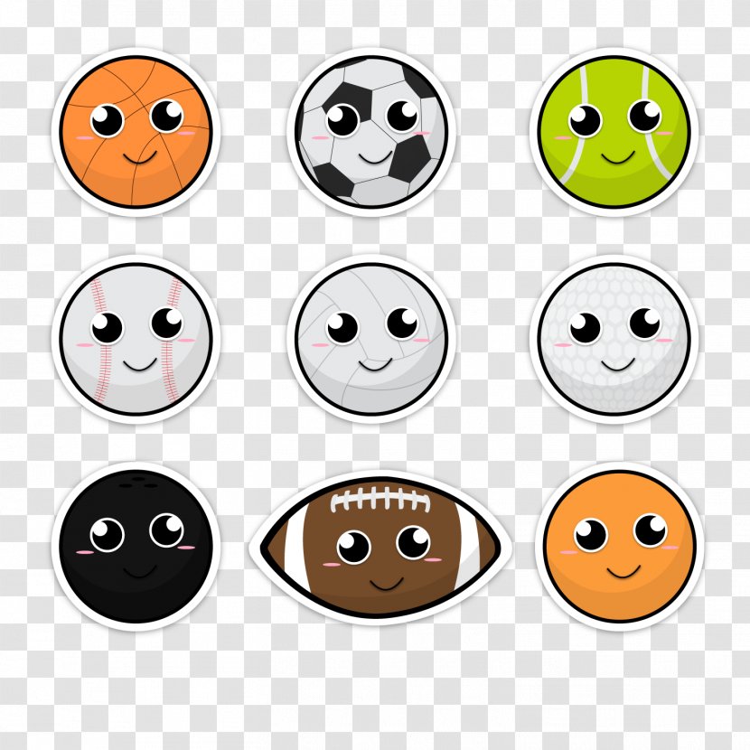 Ball Game Sport Football - Happiness - Lovely Smiling Vector Transparent PNG