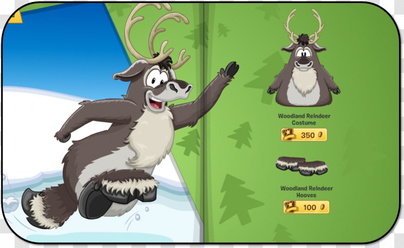 Club Penguin Suit Reindeer Dress - Cartoon - Raindeer Transparent PNG