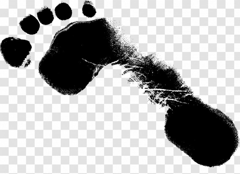 Footprint Clip Art - Black And White - 9life Transparent PNG