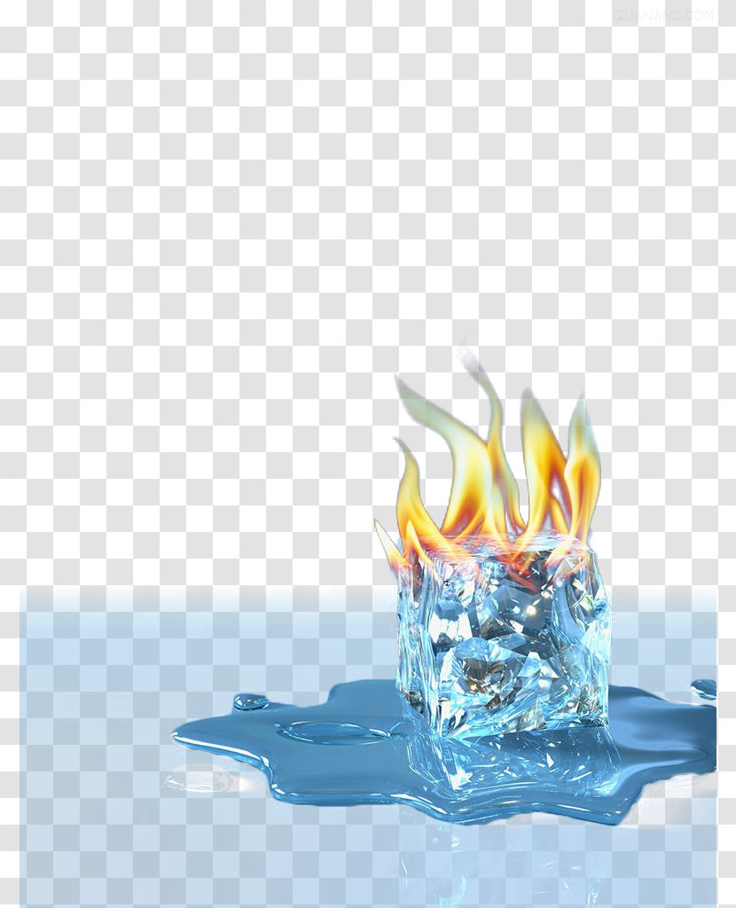 Water Liquid Ice Wallpaper - The Flame On Transparent PNG