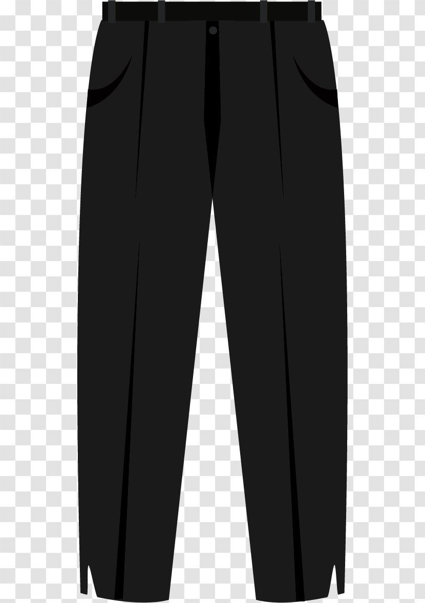 Black White Trousers - Pants Suit Transparent PNG