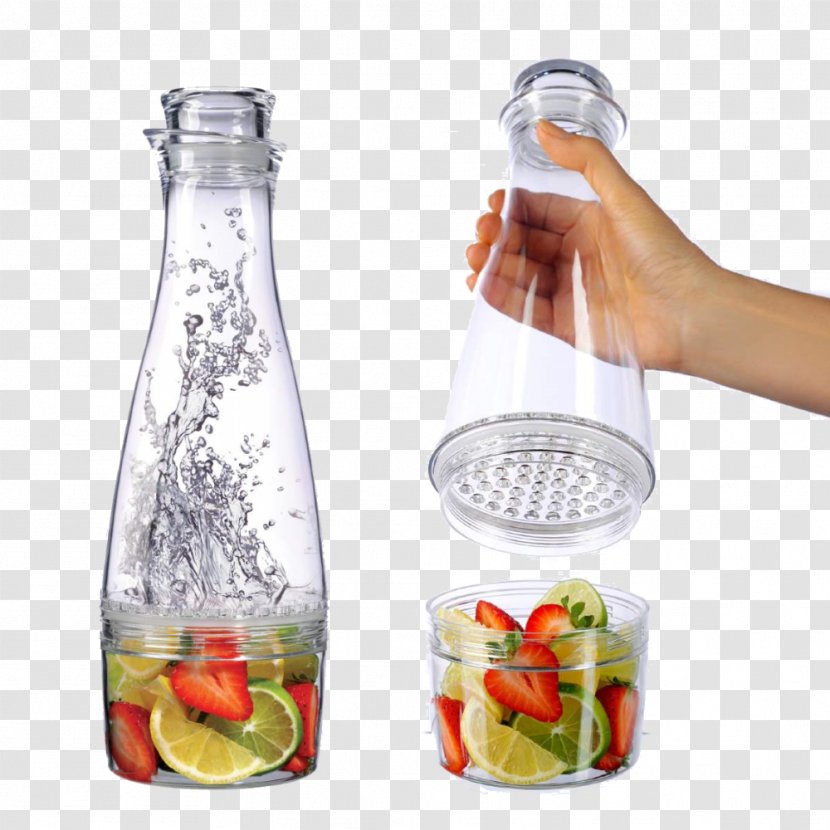 Infusion Infuser Carafe Fruit Bottle - Water Transparent PNG