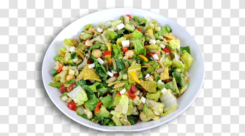 Israeli Salad Vegetarian Cuisine Fattoush Pesto Caesar - Taco Transparent PNG