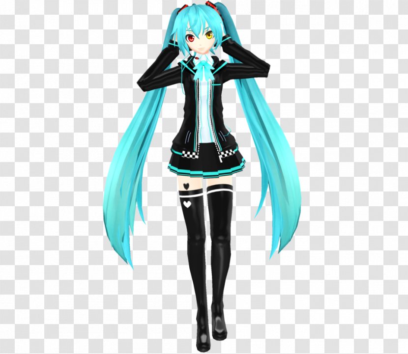 Figurine Fiction Character Turquoise - Hatsune Miku Tell Your World Transparent PNG