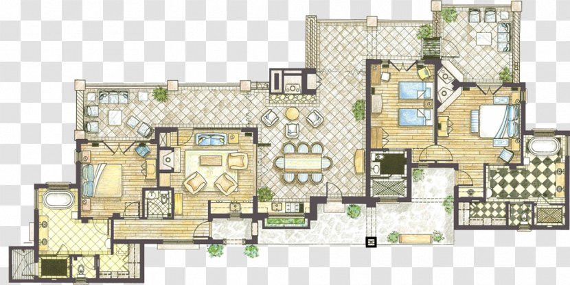 Floor Plan Mayacama Golf Club Residential Area House - Real Estate Transparent PNG