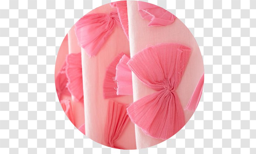Pink M - Peach - Curtains Transparent PNG