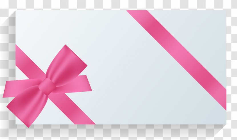 Pink Gift - Gratis - Bow Transparent PNG