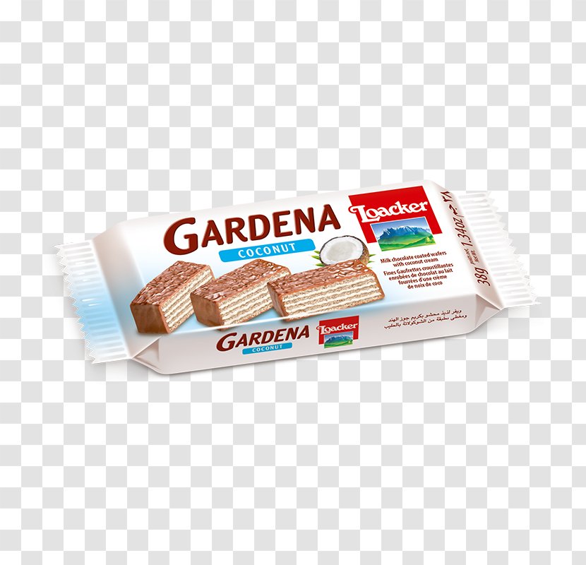 Gardena AG Quadratini Loacker Wafer - Business - Coconut Flakes Transparent PNG
