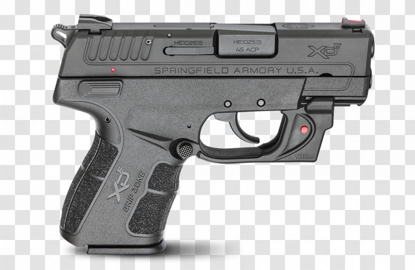 Springfield Armory National Historic Site Subcompact Car HS2000 Pistol .40 S&W - Laser Guns - Handgun Transparent PNG