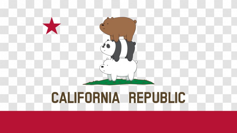 California Republic Flag Of Grizzly Bear - United States Transparent PNG