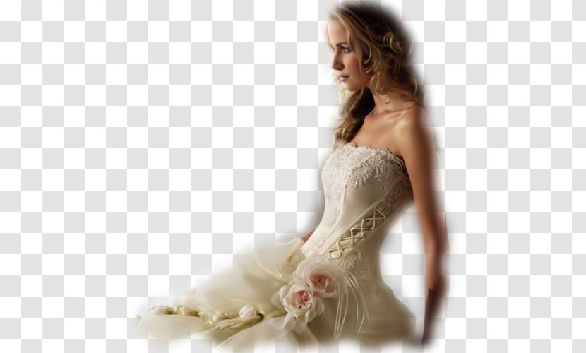 Wedding Dress Bride Cocktail - Flower Transparent PNG