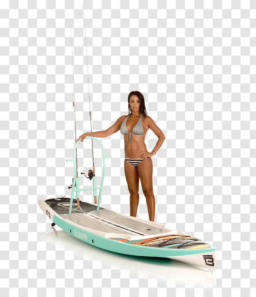 Standup Paddleboarding Fishing Boat Surfing - Heart Transparent PNG