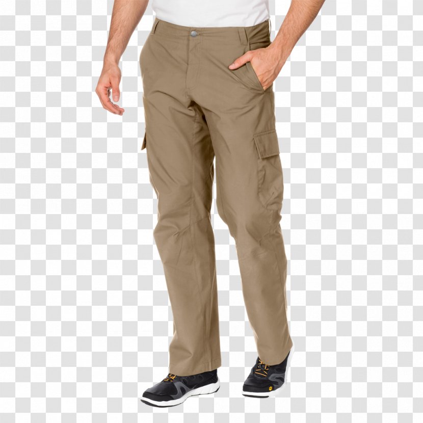 Khaki Cargo Pants Jeans Jack Wolfskin - Sand Dune Transparent PNG