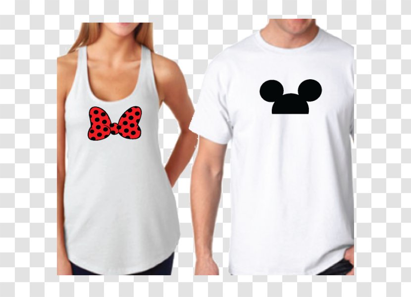 T-shirt Hoodie Minnie Mouse Bride - Sleeveless Shirt Transparent PNG