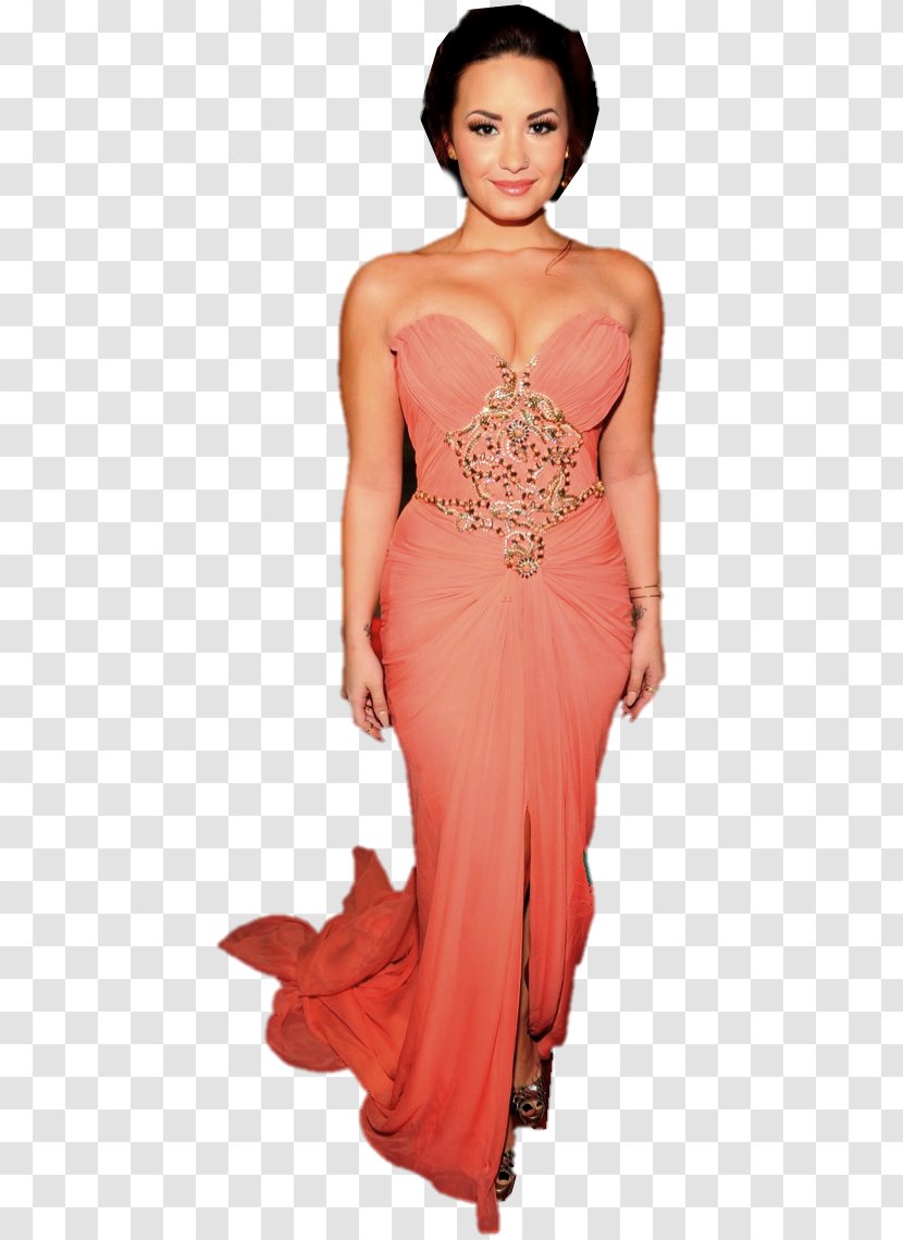 Dress Video Image Fashion Gown - Watercolor - Demi Lovato La Land Transparent PNG