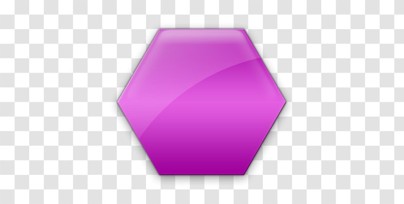 Shape Hexagon Angle Clip Art - Lilac Transparent PNG