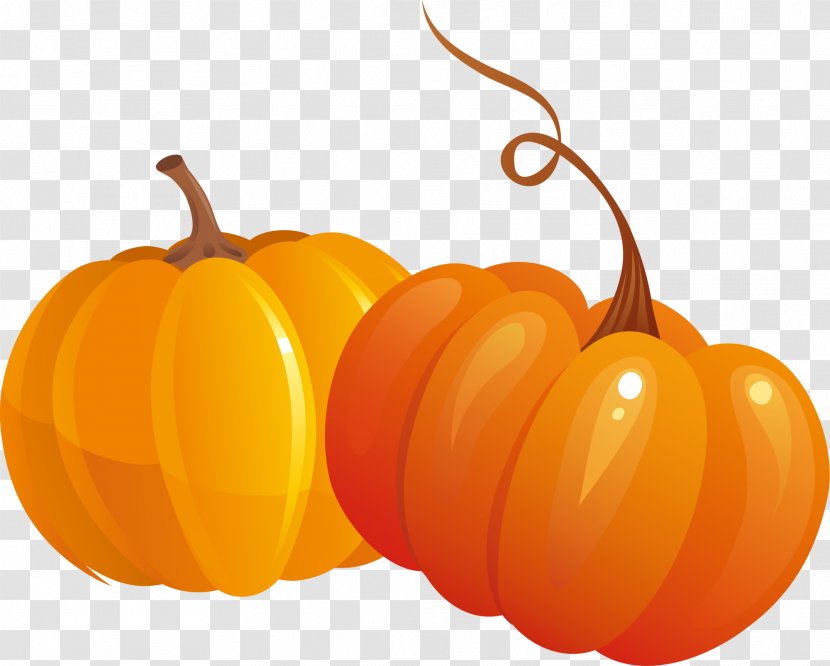 Jack-o'-lantern Calabaza Pumpkin Vegetarian Cuisine Gourd - Yellow Cartoon Transparent PNG