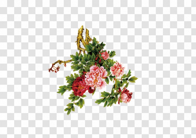 Mooncake Flower Nosegay Floral Design - Leaf - Bouquet Of Flowers Painted Decorative Background Element Transparent PNG