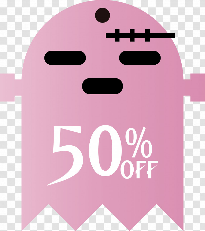 Halloween Discount Halloween Sales 50% Off Transparent PNG