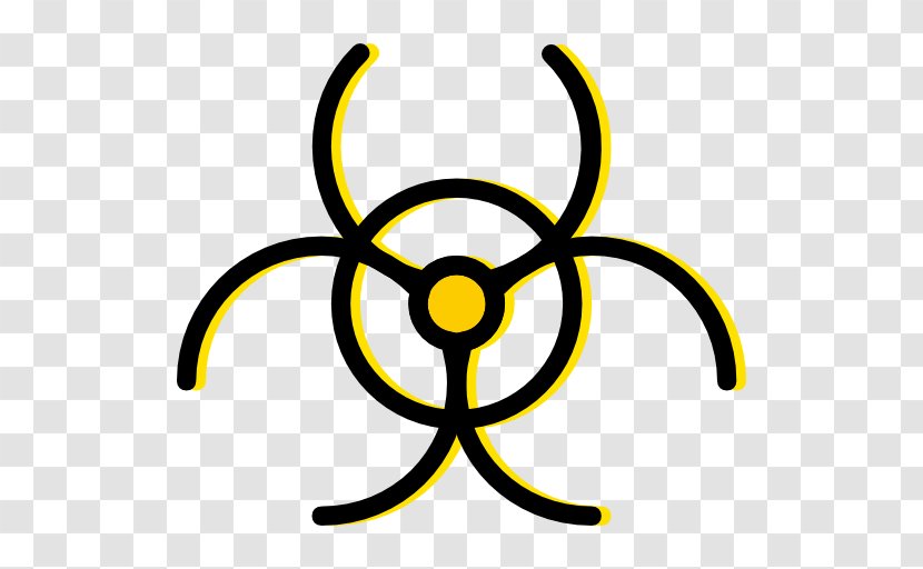 Hazard Symbol Biological Clip Art Transparent PNG