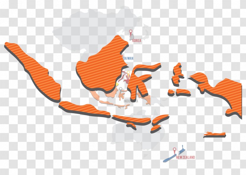 Indonesia Vector Map - Cartography Transparent PNG