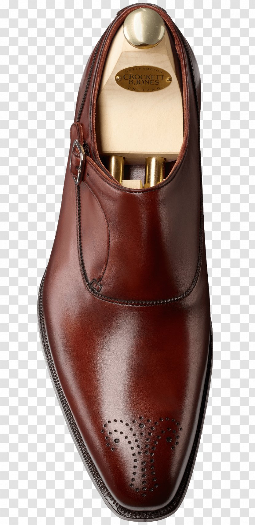 Monk Shoe Leather Calf Slip-on - Tan - Strap Transparent PNG