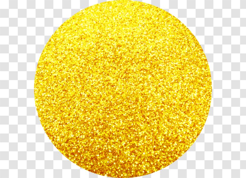 The Art Institutes Nail Glitter Aesthetics - Yellow Sparkle Transparent PNG