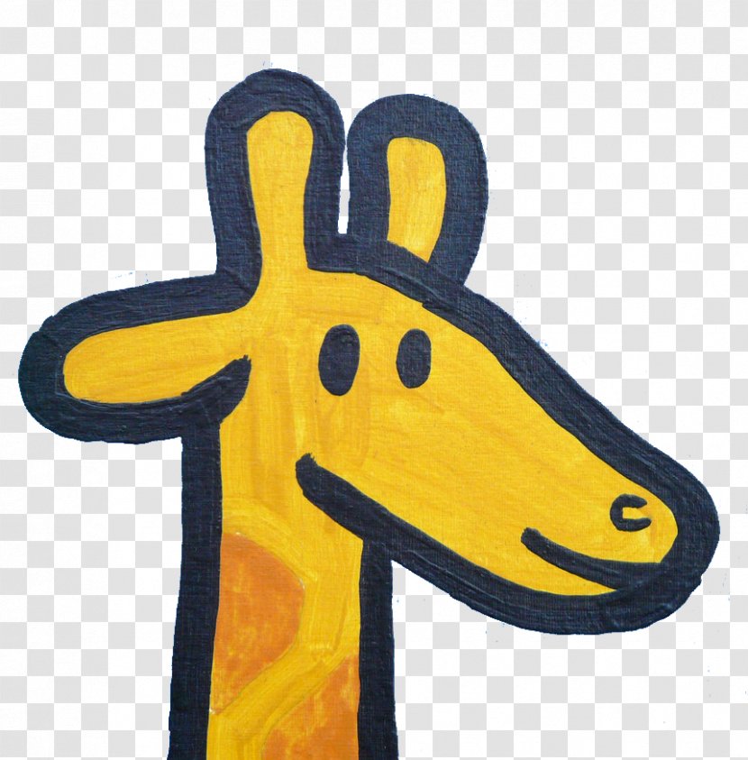 Northern Giraffe Painting Drawing Illustration - Mammal - Hand-painted Transparent PNG