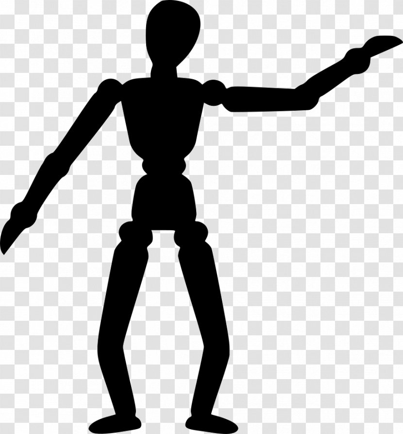 Finger Human Behavior Silhouette Line Clip Art - Arm Transparent PNG