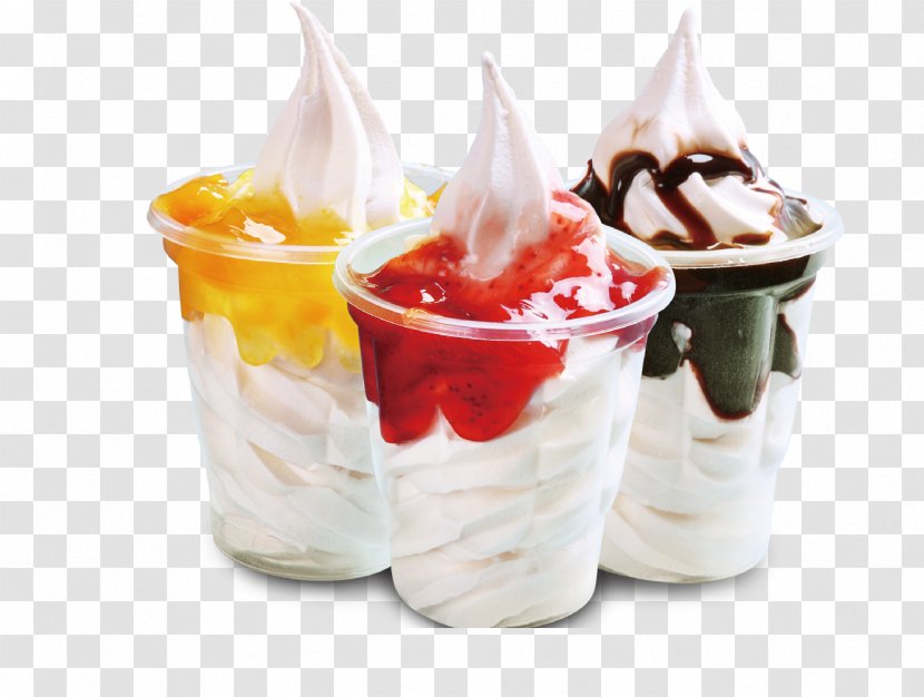 Ice Cream Cone Sundae Chocolate Frozen Yogurt - Drink Transparent PNG
