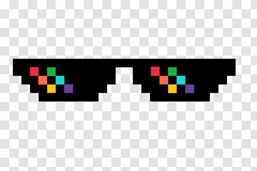 Sunglasses Spectacles Fashion T-shirt - Pixel Art Transparent PNG