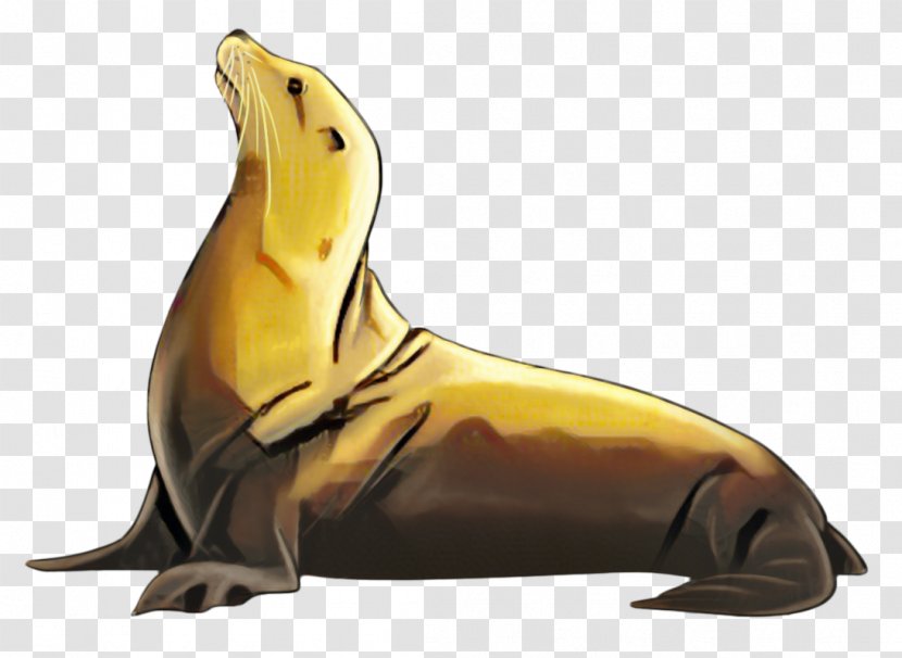 Cartoon Banana - Figurine - Baltic Gray Seal Transparent PNG