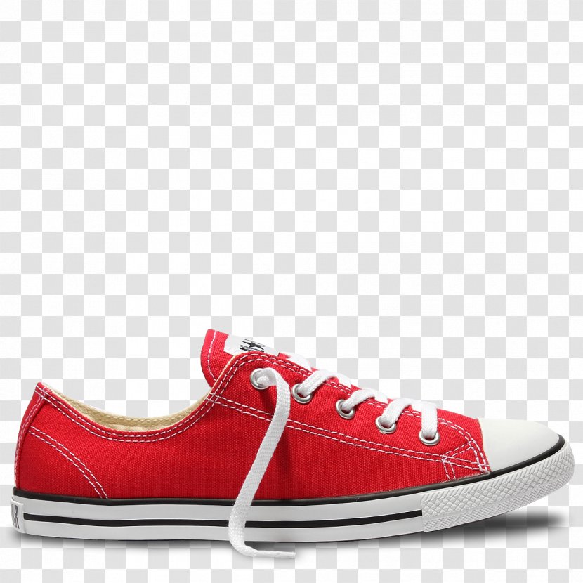 Chuck Taylor All-Stars Converse CTAS Ox Coral WHT/BLK/WHT Shoe Sneakers - Carmine - Insignia Transparent PNG