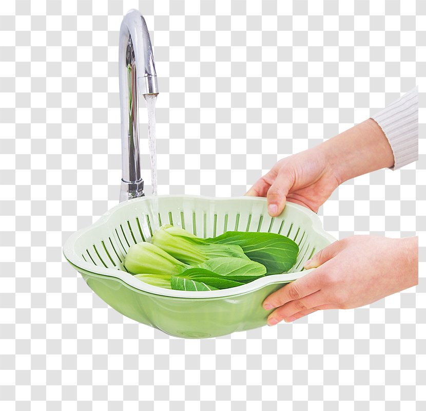 Vegetable Tap Computer File - Hand Washing - The Vegetables Are Being Cleaned Transparent PNG