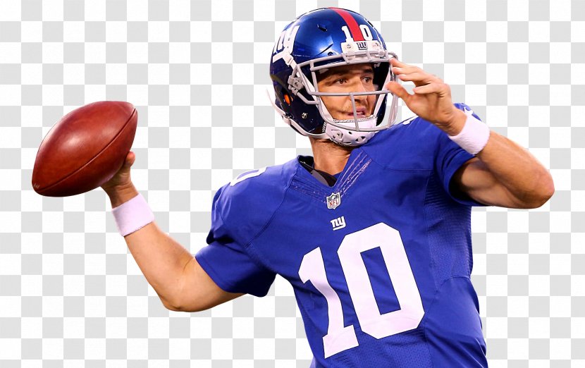 New York Giants American Football NFL Face Mask Super Bowl - Player - Eli Manning Transparent PNG
