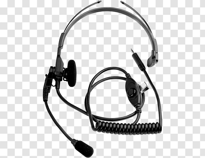 Headphones Inland 87070 Pc Headset Lightweight W/mic Car Audio Communication Accessory - Two-way Radio Transparent PNG