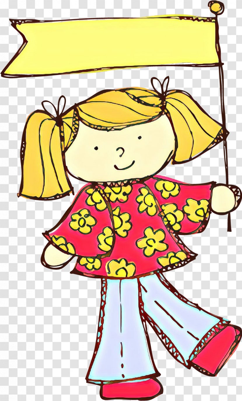 Cartoon Clip Art Yellow Pink Cheek - Fictional Character Happy Transparent PNG