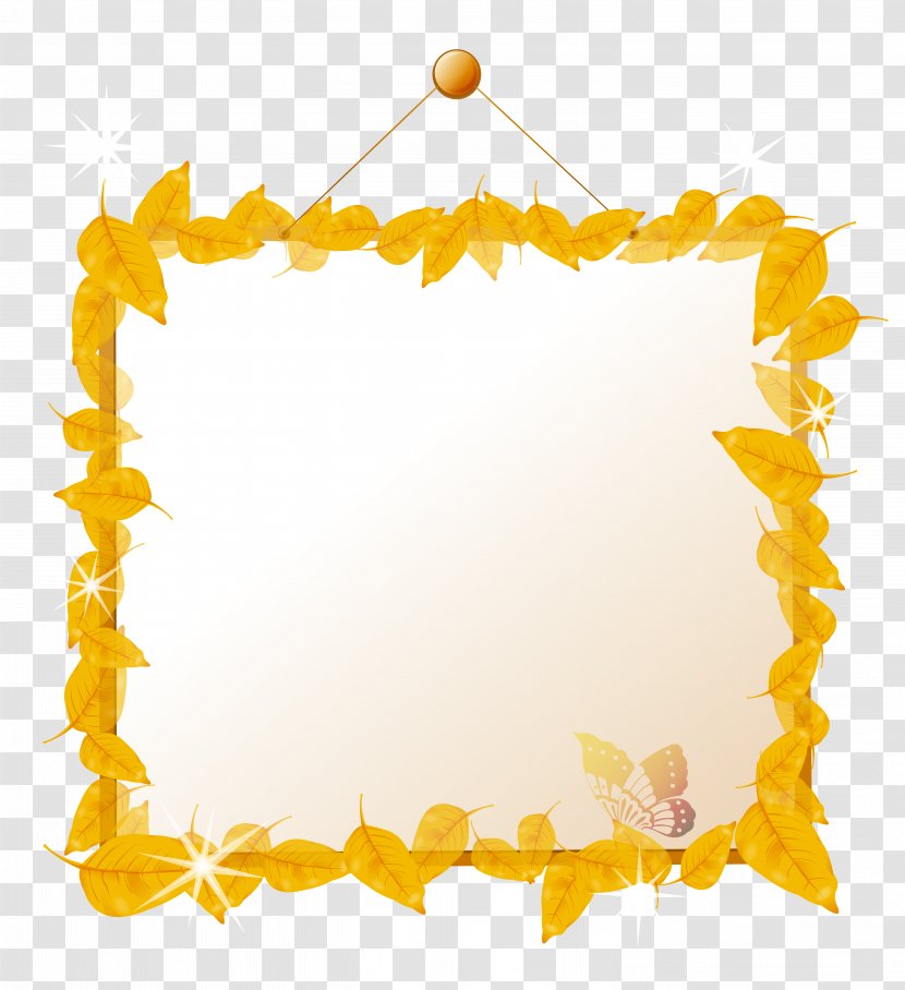 Clip Art - Autumn Frame Image Transparent PNG