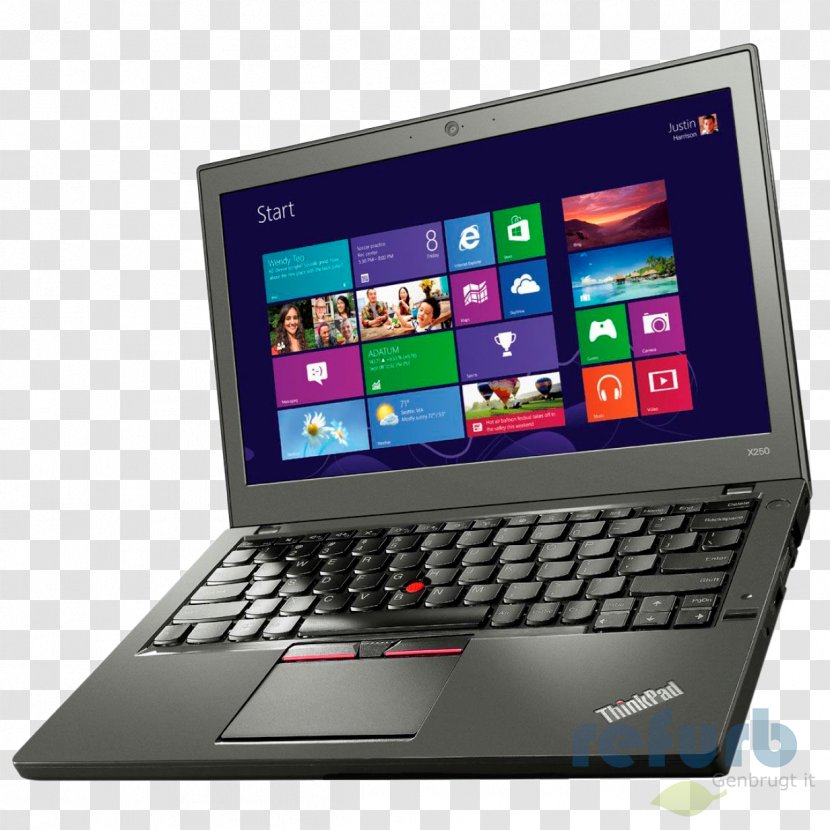 ThinkPad X Series Laptop X1 Carbon Lenovo X250 - Netbook Transparent PNG